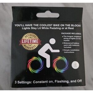 Activ Life Strip LED Bicycle Bike Tire Wheel Lights Red 2 wheel pack
